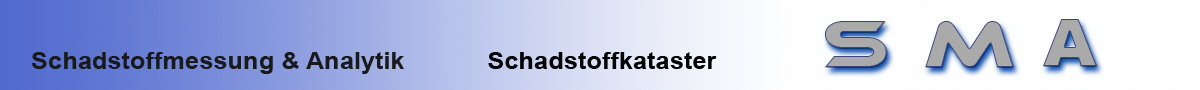 SMA Schadstoffmessung Schadstoffkataster Schadstoffanalytik Thermografie Ozonbehandlung Schadstofuntersuchung  Schimmelchek Schimmelanalysenalyse Asbestmessung Asbesttest Asbestanalyse Asbestuntersuchung Umweltlabor Schadstoffe im Fertighaus  Radonmessung  Radonuntersuchung  Partikel Fasern Mikrofasern Nanopartikel Diagnostik von Gebäuden Gebäudediagnostik   